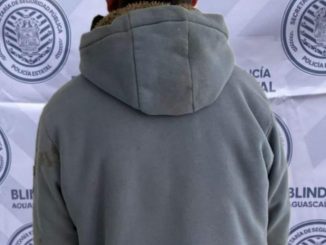 Policías Estatales de Aguascalientes detienen a sujeto en poder de envoltorio con sustancia granulada al parecer cristal