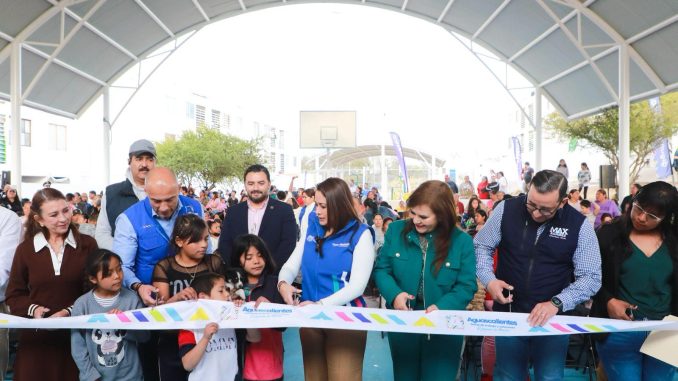 Gobernadora Tere Jiménez transforma La Ribera con nuevo parque, niñas y niños ya tienen un espacio seguro donde jugar