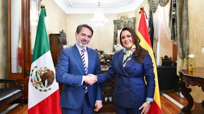 Gobernadora Tere Jiménes se reúne con el Embajador de España para impulsar proyectos de economía, turismo, cultura y educación