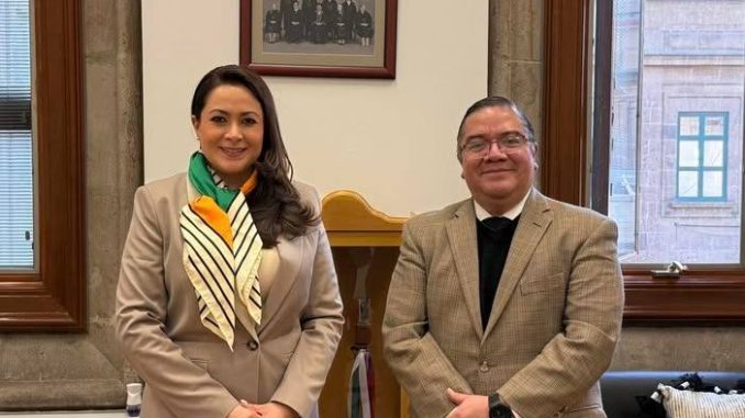Gobernadora Tere Jiménez se reúne con el ministro de la Suprema Corte de Justicia de la Nación Irving Espinosa Betanzo