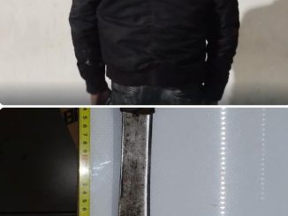 Sujeto que portaba un machete en la vía pública es detenido por la Policía Municipal en Bajío de las Palmas