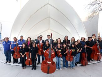 Entrega Leo Montañez Velaria y Foro para Orquesta Compáz sede Lomas del Mirador IV