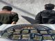 Policías Estatales detienen a dos sujetos en poder de hierba verde que dio un peso aproximado de 140 grs