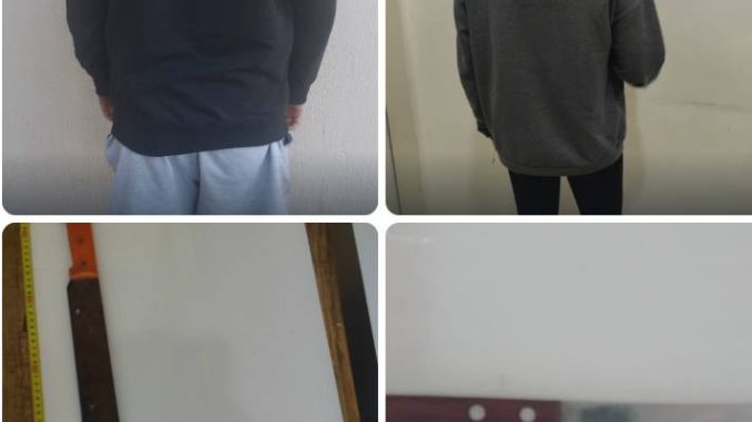 Policía Municipal detiene a dos personas en portación de armas prohibidas en la colonia Insurgentes