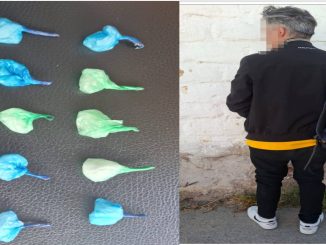 Policías Estatales de Aguascalientes detienen a sujeto en poder de envoltorios que contienen sustancia granulada al parecer cristal