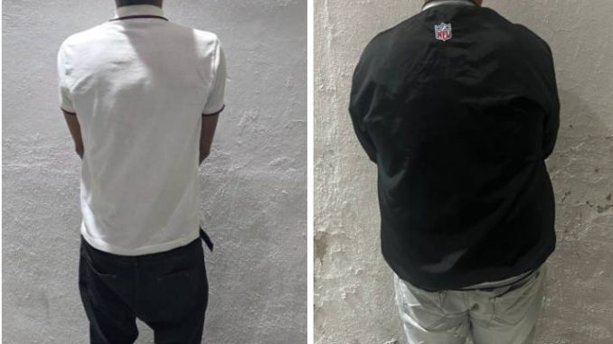 Policía Municipal detiene a dos sujetos en posesión de sustancias ilícitas en el fraccionamiento Gómez