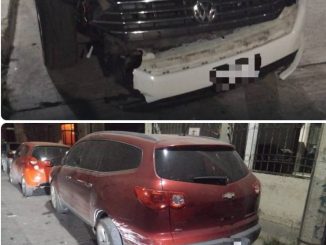 Policía Vial atiende choque contra vehículo estacionado en Av. Esfuerzo Nacional