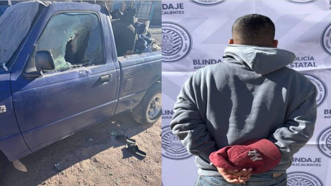 Policías Estatales detienen a sujeto señalado como presunto responsable de daño en las cosas dolosas