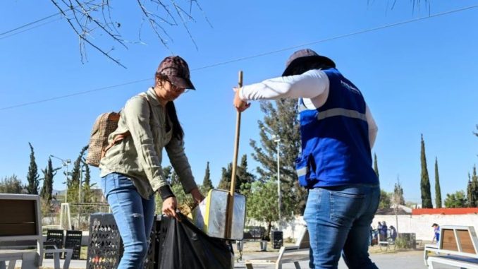 Realizó Municipio de Aguascalientes Operativo de limpieza en el fraccionamiento Guadalupe Peralta