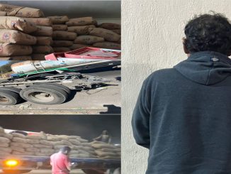 51 Toneladas de cemento fueron recuperadas por Policías Estatales en el fraccionamiento VNSA