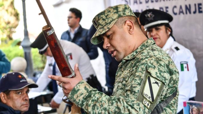 Seguridad Pública Municipal y Secretaría de la Defensa Nacional impulsan Campaña “Sí al Desarme, Sí a la Paz”