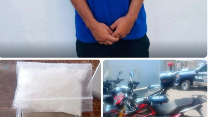Policía Municipal detiene a joven señalado por delitos contra la salud en el Morelos I