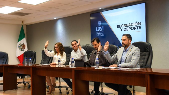 Comisión de Recreación y Deporte del Congreso de Aguascalientes aprueba Reformas para fortalecer la profesionalización y garantizar el deporte infantil en el Estado