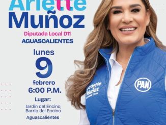 Con el lema "Orgullo que nos hace fuertes", Arlette Muñoz anuncia su informe de labores en el Barrio del Encino