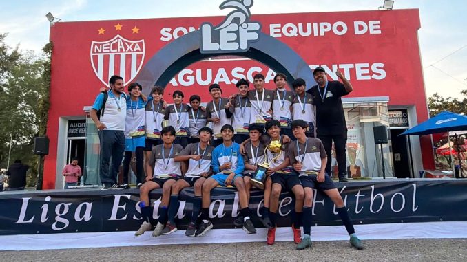 Escuela del deporte conquistó cinco Campeonatos en la Liga Estatal de Futbol