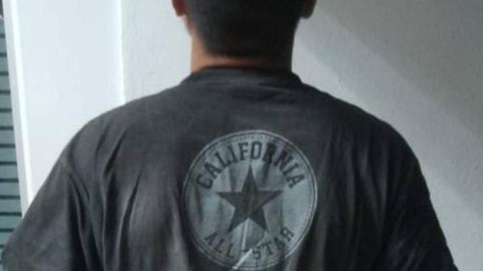 Agresivo sujeto que portaba arma blanca fue detenido por Policías Estatales en conjunto con Uniformados del Municipio de Tepezalá