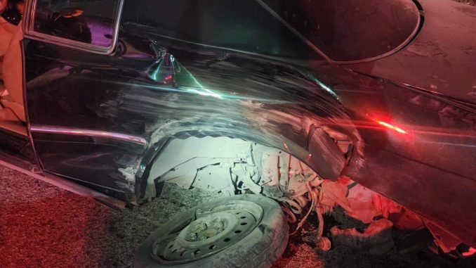 Policía Vial atiende choque contra un árbol en Trojes de Alonso