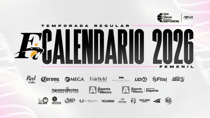 Listo el calendario de Panteras Femenil para le temporada 2026. 🏀🐾