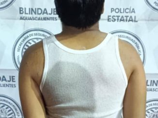 Policías del Mando Coordinado detuvieron a sujeto en poder de arma prohibida, en la comunidad de Villa Juárez, Asientos