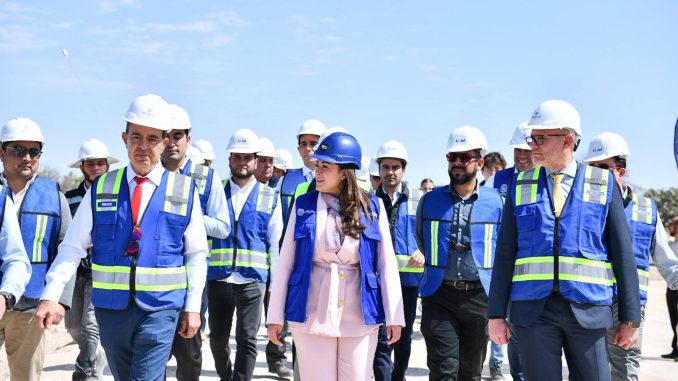 Supervisa Gobernadora Tere Jiménez avances del nuevo parque industrial San Marcos Valley