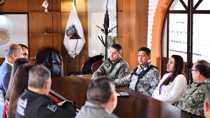 Reunión con la Mesa de Seguridad para la construcción de la Paz en Aguascalientes