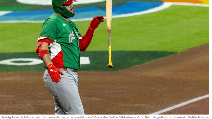 México se presenta con triunfo sobre Gran Bretaña en Clásico Mundial de Béisbol