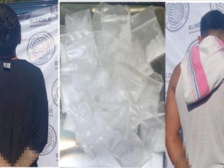 Policías Estatales y Municipales de Asientos detuvieron a dos sujetos en poder de 26 envoltorios con sustancia granulada al parecer cristal