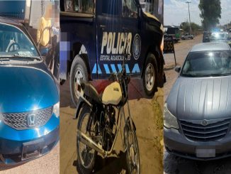 Policías Estatales detuvieron tres vehículos en diferentes sitios que contaban con anomalías en su número de serie