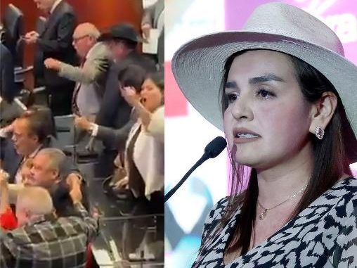 Morenistas corean "!Morón!" ante visita de Grecia Quiroz al Senado; edil tacha acción de grilla