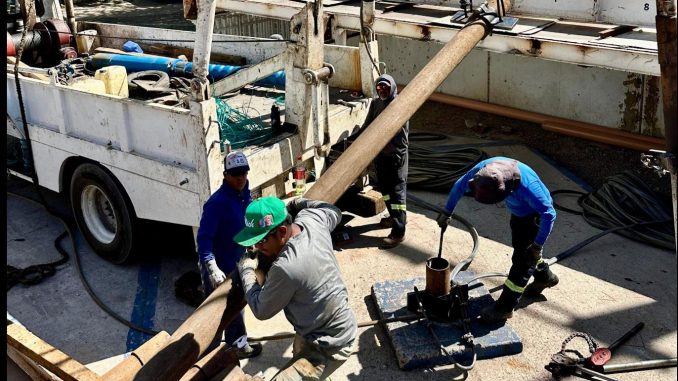 MIAA realiza maniobra de mantenimiento en Pozo ubicado en el perímetro ferial