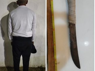 Policía Municipal detiene a sujeto por portación de arma prohibida en el Ojocaliente I