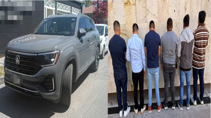 Policías Estatales detienen a seis personas señaladas como presuntas responsables por el delito de extorsión