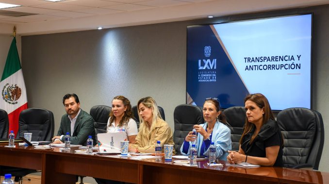 Comisión de Transparencia y Anticorrupción del Congreso de Aguascalientes estrecha Alianza con el SEA para fortalecer las buenas prácticas en el Servicio Público