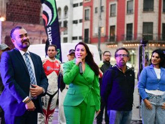 Gobernadora Tere Jiménez da el banderazo de salida al Campeonato Mexicano de Rallies en Aguascalientes y enciende la adrenalina del automovilismo