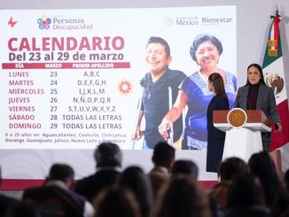 Continúa el pago de los Programas de Bienestar; del 23 al 29 de marzo se realiza el registro a la Pensión para Personas con Discapacidad: Ariadna Montiel