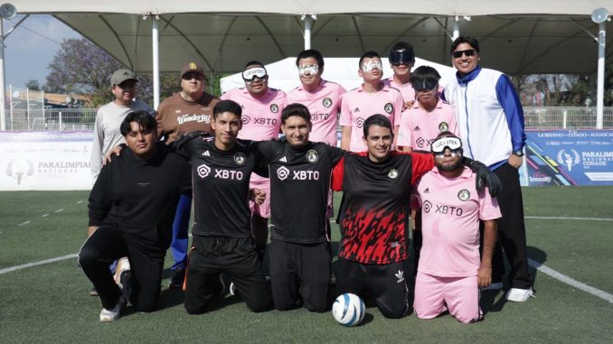 Equipo Guerreros Aguascalientes aseguró su lugar en la liguilla de la Liga Nacional de Fútbol 5 para Ciegos