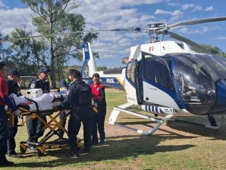 Grupo aeromédico táctico del helicóptero Fuerza Uno realizan traslado de paciente que presentaba trauma cráneoencefálico severo tras choque frontal