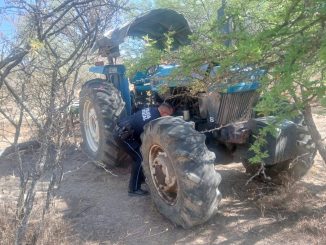 Policías Estatales lograron la recuperación de un tractor en la comunidad El Turicate del MuniAgs