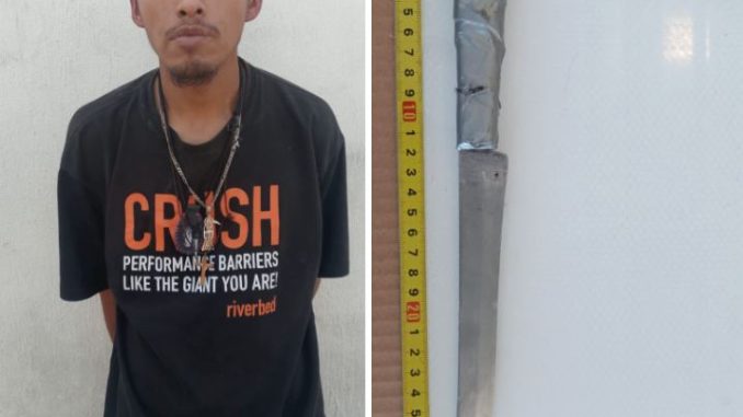 Policía Municipal detiene a sujeto por portación de arma prohibida y orden de aprehensión