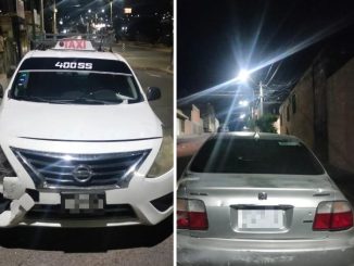 Policía Vial atiende choque por alcance en VNSA
