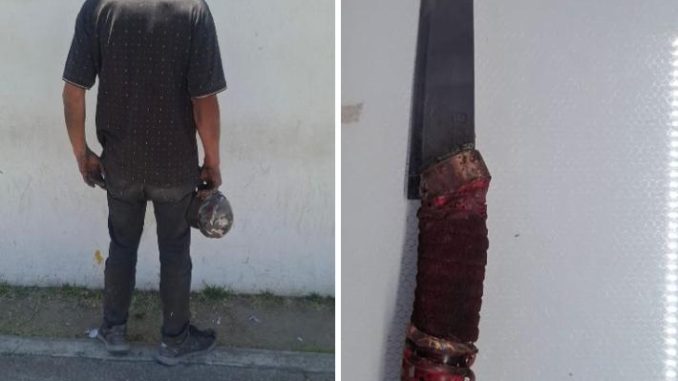 Policía Municipal detiene a sujeto por portación de arma prohibida en Ojocaliente III