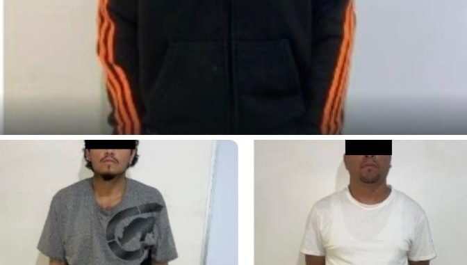 Policía Municipal detiene a tres sujetos tras robo en tienda de conveniencia