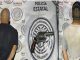 Policías Estatales detienen a dos sujetos que tenían en su poder un arma de fuego corta tipo revolver