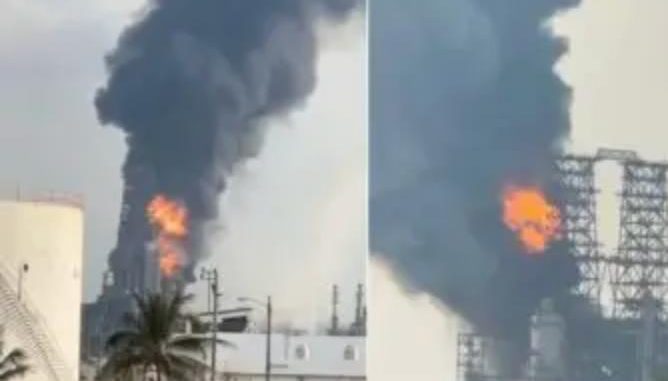Videos | Nuevo incendio en refinería Dos Bocas