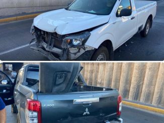 Policía Vial atiende choque por alcance en Avenida Aguascalientes