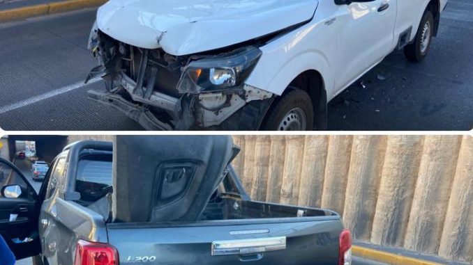 Policía Vial atiende choque por alcance en Avenida Aguascalientes