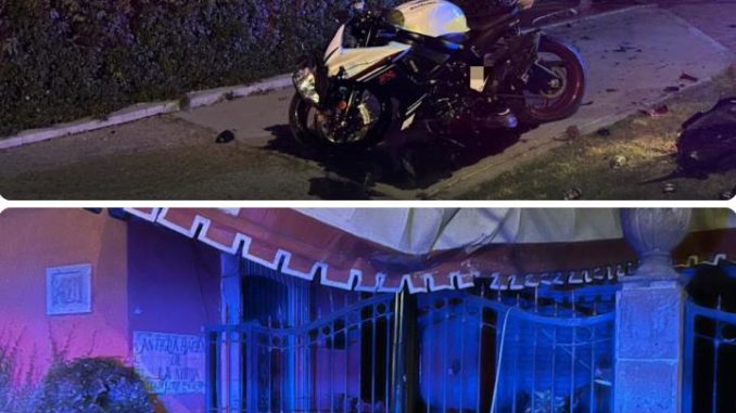 Policía Vial atiende choque contra objeto fijo que dejó un lesionado en Barrio de la Salud