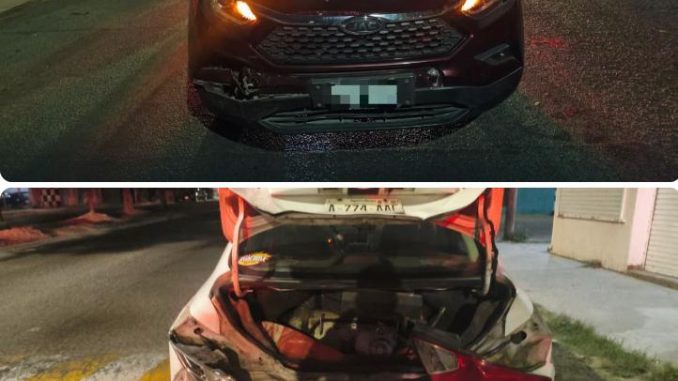 Policía Vial atiende choque por alcance en Av. Gabriela Mistral