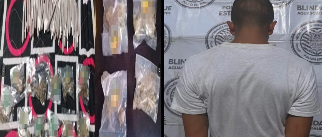 En un trabajo coordinado tras llevarse a cabo un cateo fue detenido presunto distribuidor en su domicilio