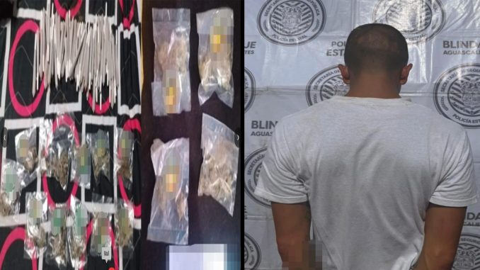 En un trabajo coordinado tras llevarse a cabo un cateo fue detenido presunto distribuidor en su domicilio